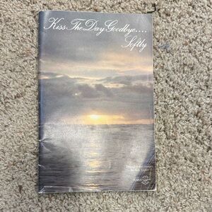 Kiss The Day Goodbye Softly Book of pics & poems, Vintage from Belk, Bob Taylor